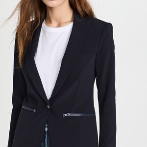 Women's Navy Scuba Blazer